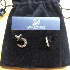 Swarovski hoop earrings
